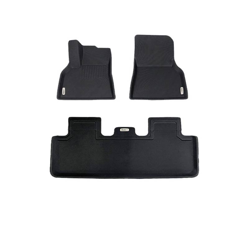 Fahrermatte Auto Fußmatten Für Tesla Für Modell 3 Y 2023 2022 Auto 3D Fußmatten LHD/RHD Teppich wasserdichte Fuß Pads Upgrade Stamm Matte Zubehör(Y-Floor mat- LHD) von FIYFIOW