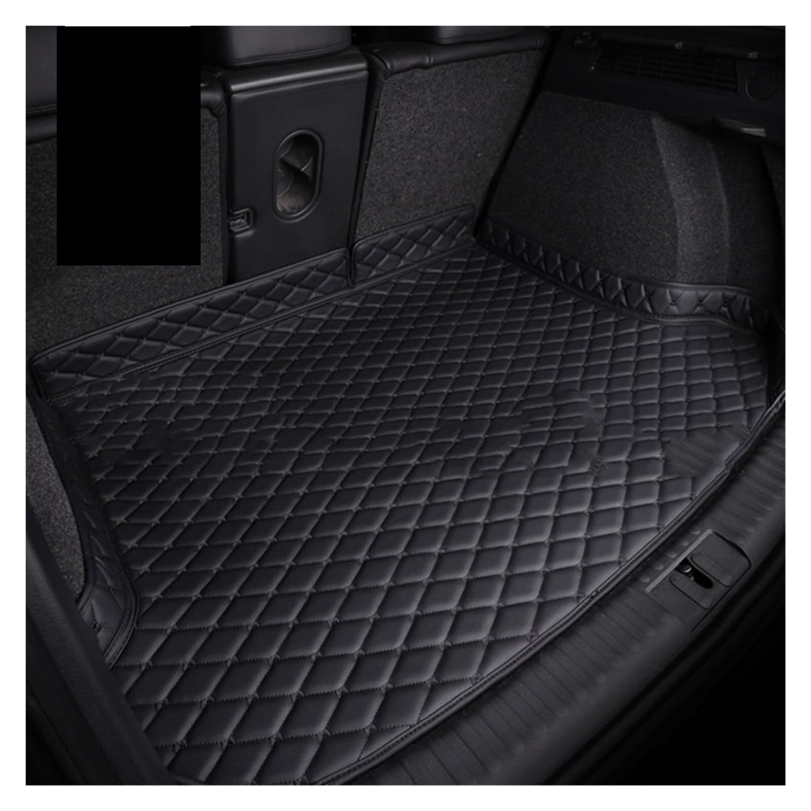 Fahrermatte Auto Fußmatten Für Toyota Für Prado 150 2010 2011 2012 2018 2017 2016 2015 2014 2013 2019 Cargo-Liner Zubehör Leder Material Auto Stamm Matten(1 Pcs C) von FIYFIOW