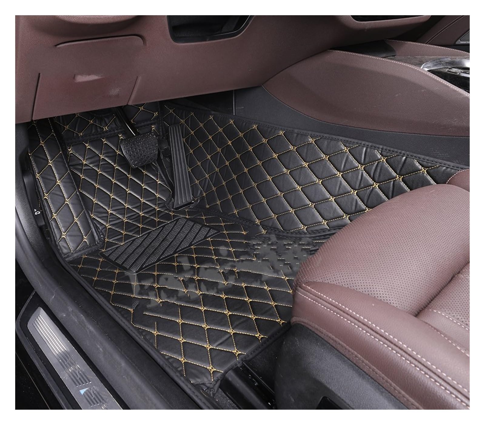 Fahrermatte Auto Fußmatten Für VW Für Passat Alle Modelle Für Passat B3 B4 B5 B6 B7 B8 SE Für Kombi Für Variant Für Magotan Für Custom Car Boden Matte Auto Teppich Zubehör(Black Yellow Driver) Fahrermatte Auto Fußmatten Für VW Für Passat Alle Modelle Für Passat B3 B4 B5 B6 B7 B8 SE Für Kombi Für Variant Für Magotan Für Custom Car Boden Matte Auto Teppich Zubehör(Black Yellow Driver) von FIYFIOW