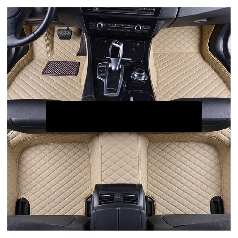 Fahrermatte Auto Fußmatten Für Vw Für T-Kreuz Für Tcross 2022 2021 2020 2019 Auto Fußmatten Teppiche Teile Abdeckungen Auto Innen Zubehör Fuß Teppiche(LHD 3pcs beige) von FIYFIOW