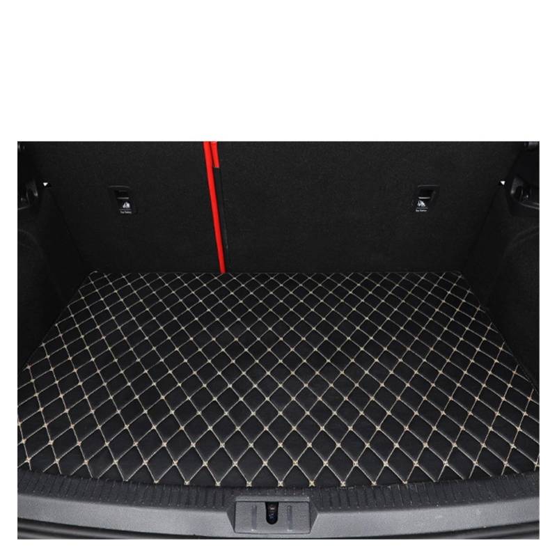 Fahrermatte Auto Fußmatten Für X5 E53 2004 2005 2006 2007 Custom Car Fußmatten Auto Fuß Pads Automobil Teppich Abdeckung Innen Zubehör(Trunk-Blake-BEIGE) von FIYFIOW