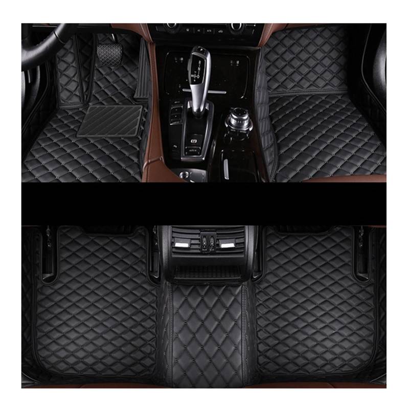 Fahrermatte Auto Fußmatten Innen Zubehör Auto Fußmatten Benutzerdefinierte Für Mazda 3 2006 2007 2008 2009 2010 2011 2012 Auto Fuß Pads Automobil Abdeckung(Black-Black) von FIYFIOW
