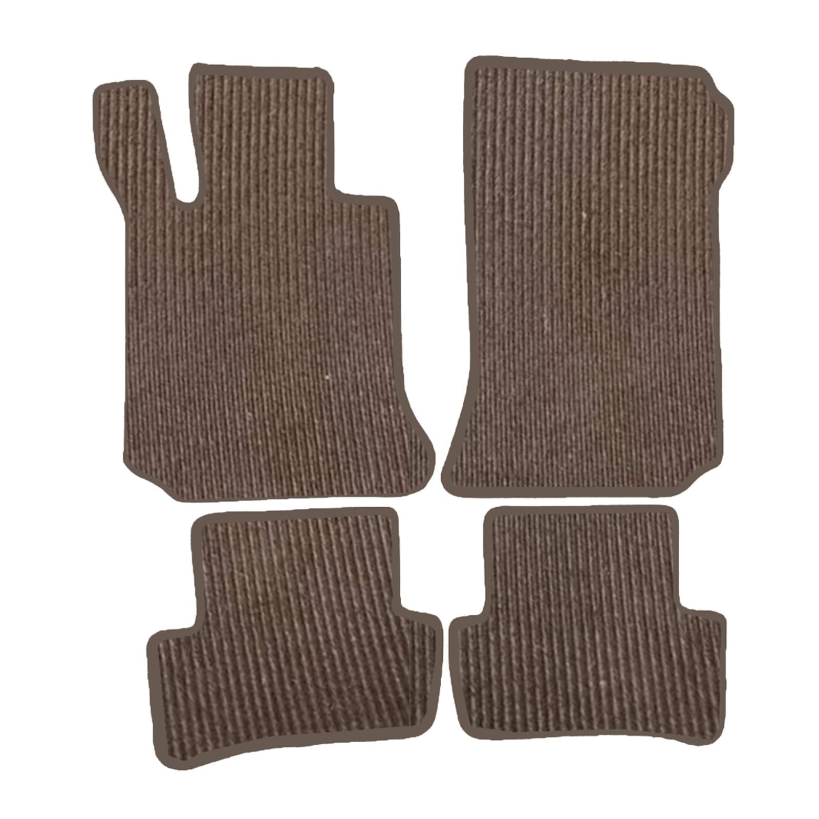 Fahrermatte Auto Fußmatten Universal Teppich Matten Fußmatten Für Benz C Klasse W204 2007-2014 2013 2012 2011 2010 2009 2008 Vorne Hinten Auto Matten Fuß Pads(Coffee) von FIYFIOW