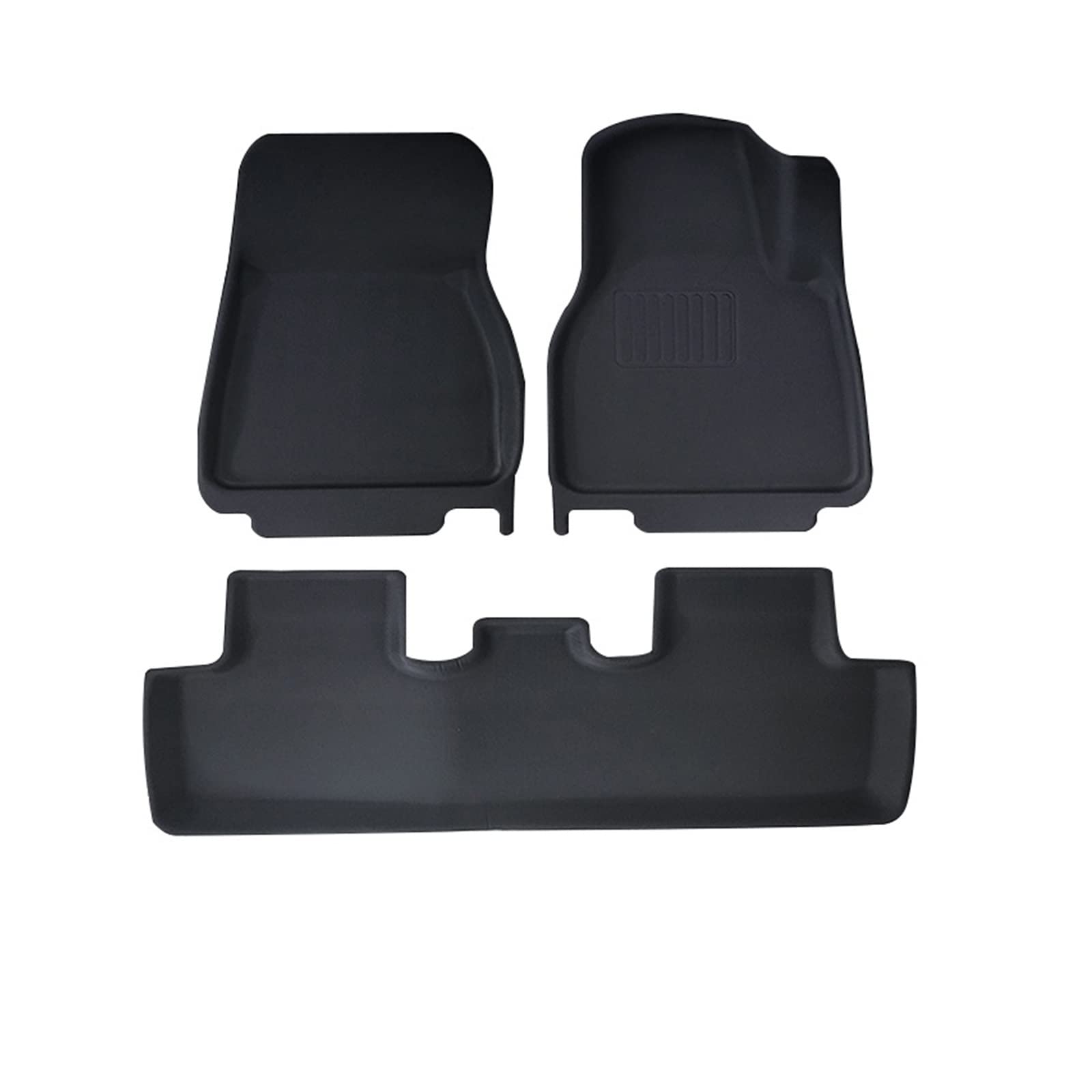 Fahrermatte Auto Fußmatten wasserdichte Auto Fußmatten Stamm Matte Für Tesla Für Modell 3 Y 2023 Links/Rechts Fahren Alle Wetter XPE Anti-Slip Pads Zubehör(Y-Right Rudder) von FIYFIOW