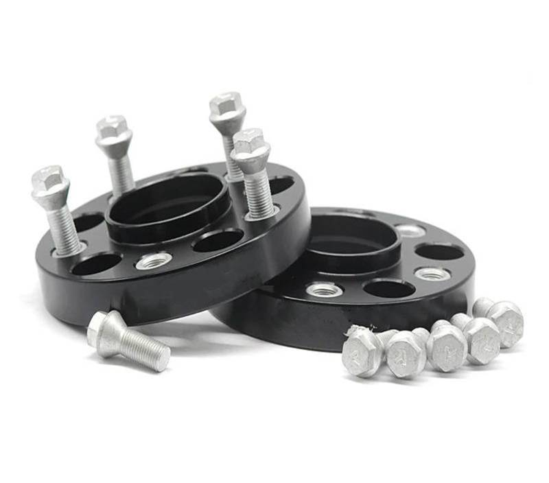 Spurverbreiterungs Spurverbreiterungen 2 Stück PCD 5x120 CB 74,1 Für E39 1995 1996 1997 1998 1999 2000 2001 2002 M12 XP1.5 M12xP1.5 M14xP1.25 25/30/35mm Rad Spacer Adapter(2PCS 25MM) von FIYFIOW