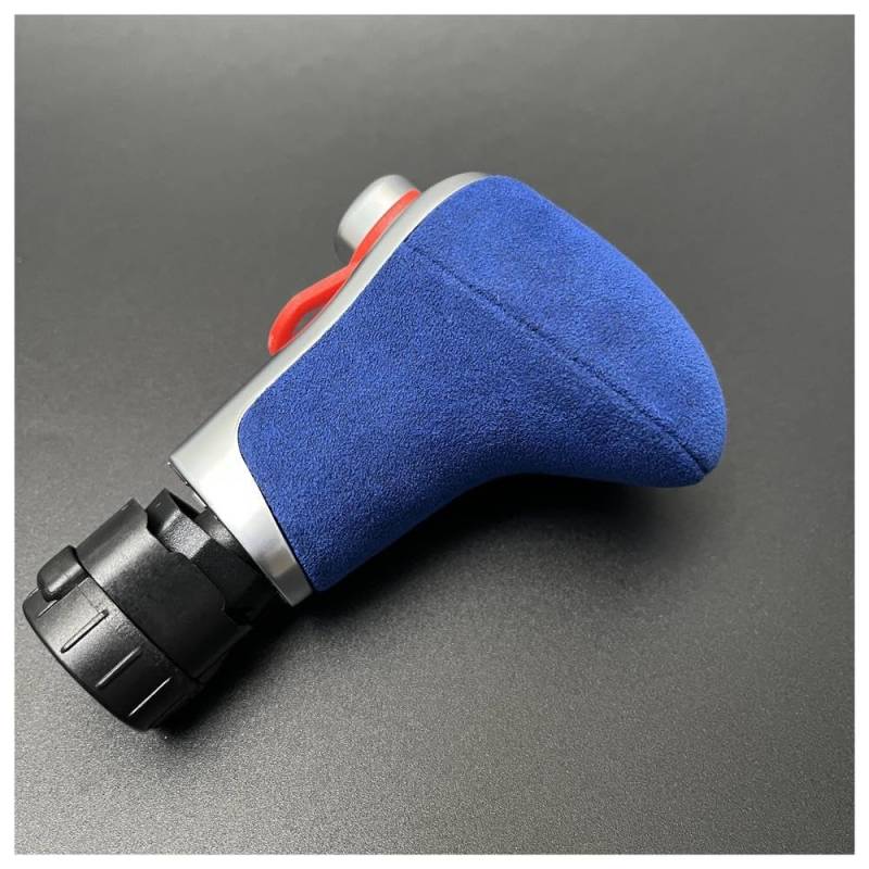 FIYVNSOP Schalthebel 4G1 713 139 4G1713139 Automatikgetriebe-Schaltknauf Aus Wildleder Für Q7 Q5 A3 A4 A5 A6 A7 C6 C7 Linkslenker Autozubehör(Blue) von FIYVNSOP