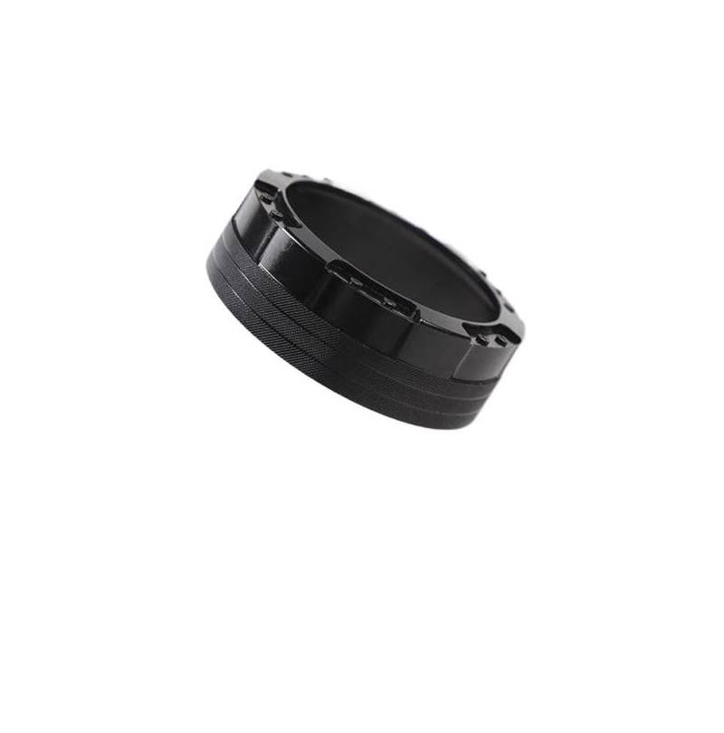 FIYVNSOP Schalthebel Aluminium-Mittelkonsole Auto-Gangschaltschalter-Taste Ringverkleidung Für Maverick 2022 2023 Autozubehör(Black,1PCS) von FIYVNSOP