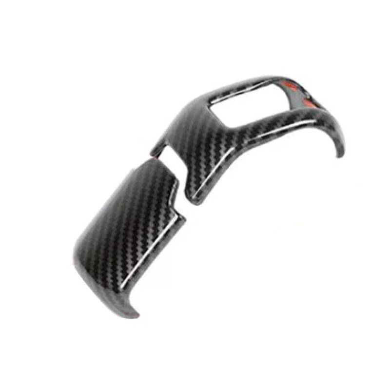 FIYVNSOP Schalthebel Auto-Mittelkonsole Schalthebelkopf Knopfabdeckung Zierrahmen Zubehör Für GWM Für Tank 300 2021 2022 2023(Black) von FIYVNSOP