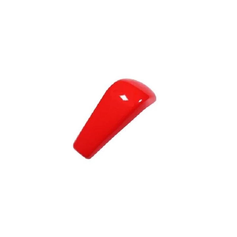 FIYVNSOP Schalthebel Für BMW E90 E91 E60 E61 E92 E93 E63 E64 E81 E87 F01 E65 E83 Carbon Fiber ABS Schaltknauf Abdeckung Trim Auto Zubehör(Rood,Type A) von FIYVNSOP