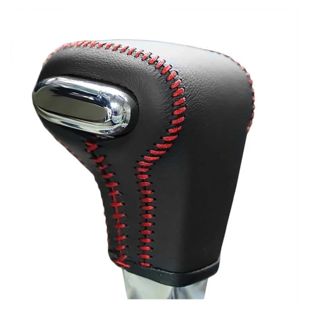 FIYVNSOP Schalthebel Leder-Schalthebelmanschetten Für Automatikgetriebe Für Golf 6 Für Passat Für Tiguan Für Touran Für Polo(Rood) von FIYVNSOP