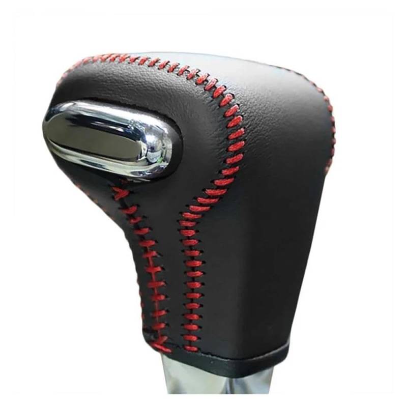 FIYVNSOP Schalthebel Leder-Schalthebelmanschetten Für Automatikgetriebe Für Golf 6 Für Passat Für Tiguan Für Touran Für Polo(Rood) von FIYVNSOP