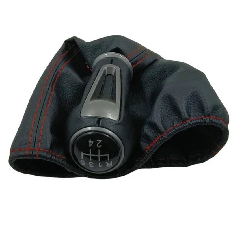FIYVNSOP Schalthebel Schalthebelmanschette Schalthebelmanschette Staubschutzhülle Für Seat Ibiza 4 IV 6J 6P 2008–2016 Schalthebel(5-Speed) von FIYVNSOP