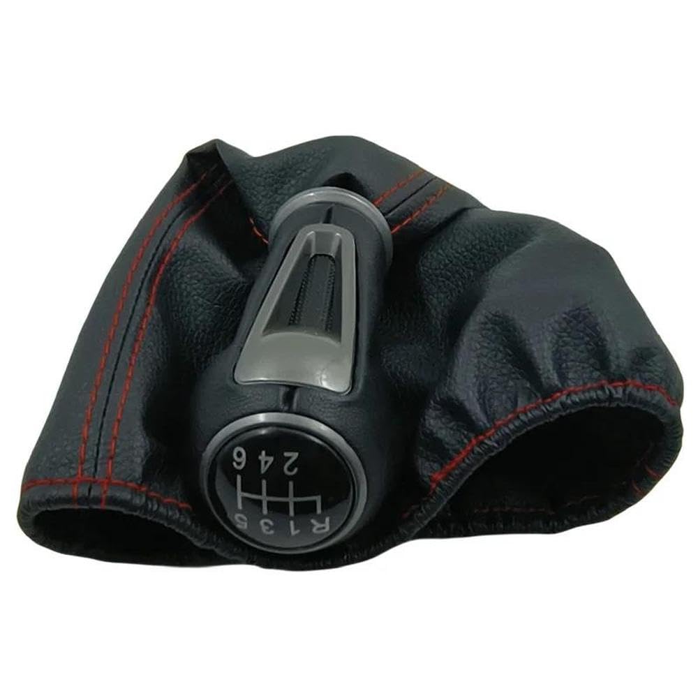 FIYVNSOP Schalthebel Schalthebelmanschette Schalthebelmanschette Staubschutzhülle Für Seat Ibiza 4 IV 6J 6P 2008–2016 Schalthebel(6-Speed) von FIYVNSOP