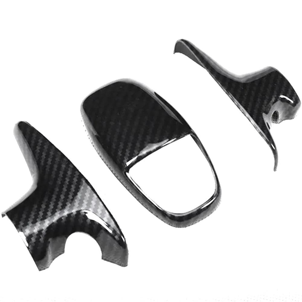 FIYVNSOP Schalthebel Schaltknaufabdeckung Aus Carbonfaser-ABS Für Dodge Für Challenger Für Charger 2015–2020 Schaltknaufabdeckung(Black) von FIYVNSOP
