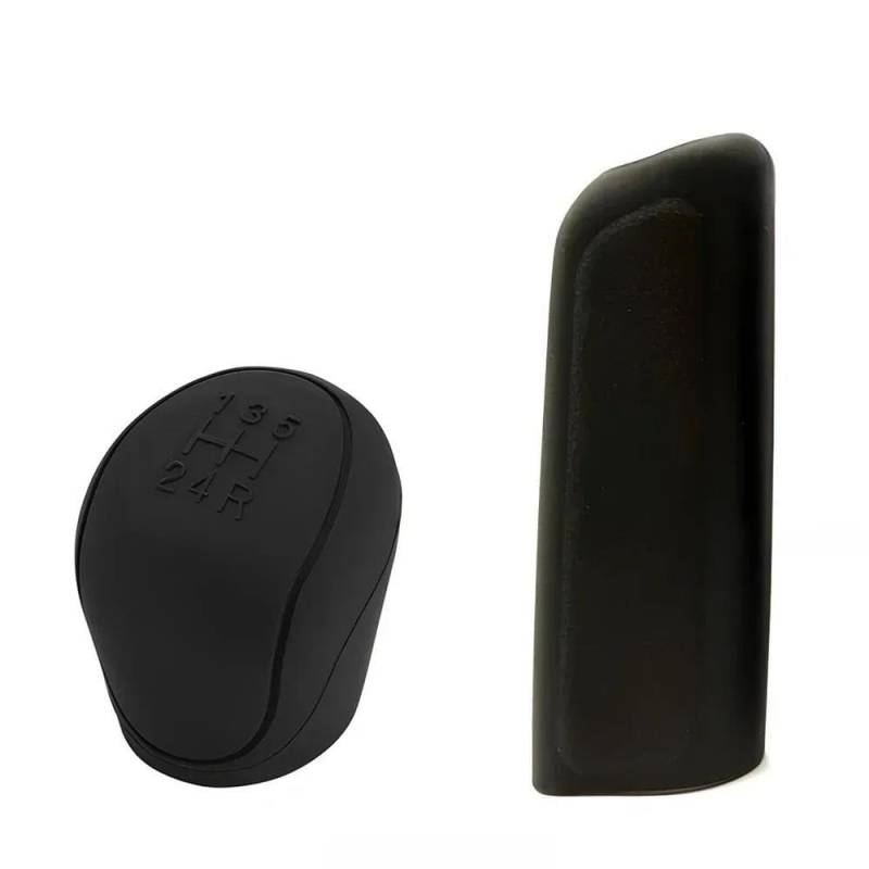 FIYVNSOP Schalthebel Universal Handbremse Abdeckungen Auto Handbuch Silikon Shift Handschuh Getriebe Kopf Knopf Abdeckung Schutz Auto Zubehör(Black) von FIYVNSOP