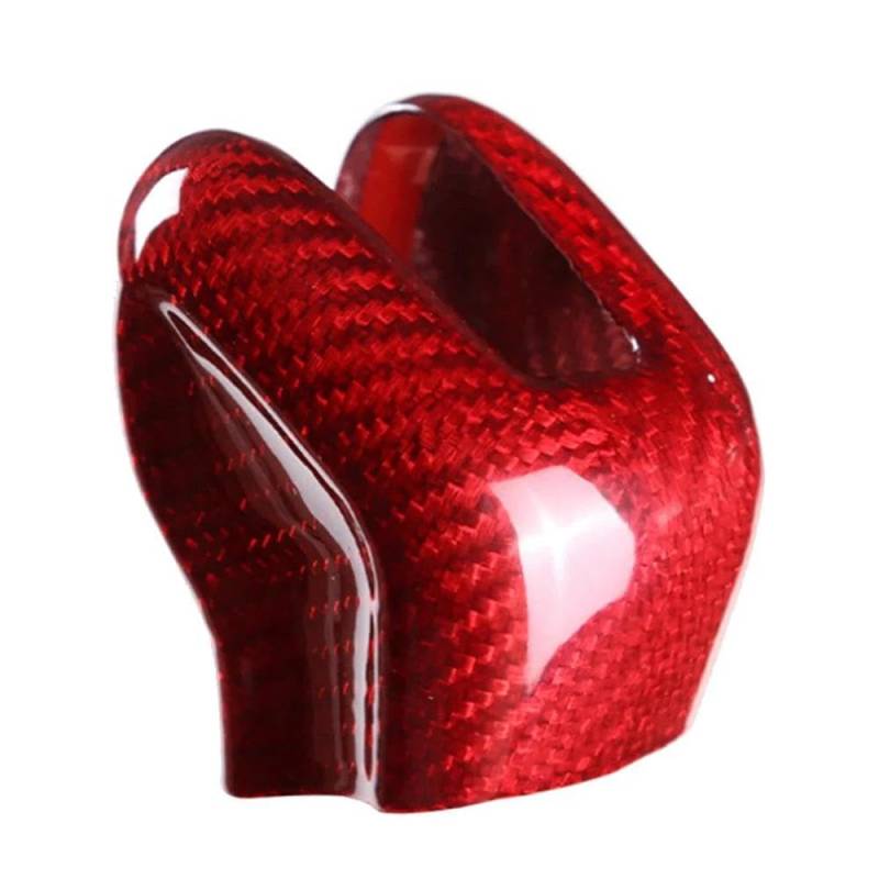 Schalthebel Auto Zentrale Steuerung Schaltknauf Trim Abdeckung Für Volvo XC60 XC90 S90 V90 S60 V60 2015-2020 Carbon Faser Aufkleber(Rood) von FIYVNSOP