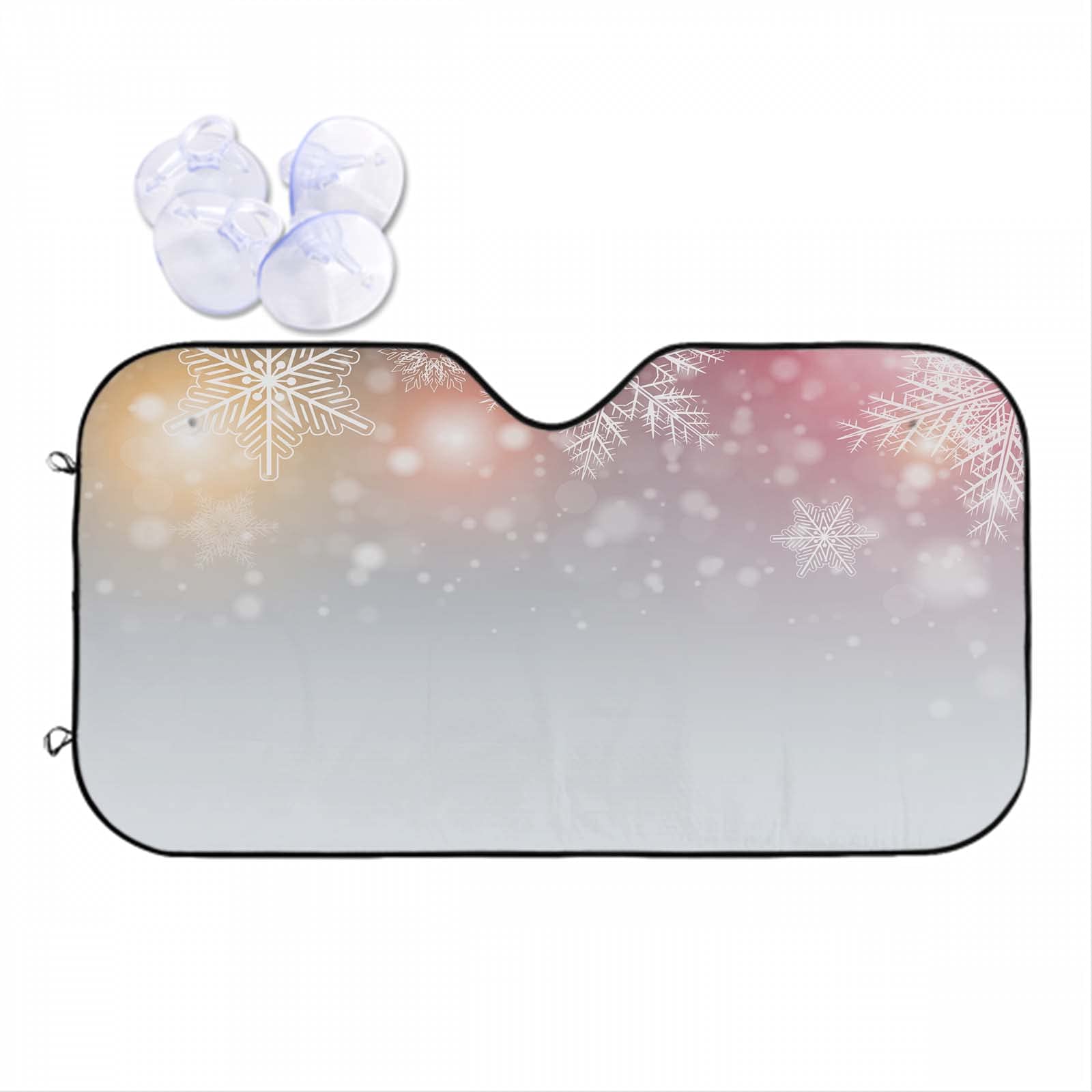 Weihnachten Hintergrund mit Schneeflocken Sonnenblende Schutz Sonnenschutz Sonnenblendung und UV-Strahlen Schutz Größe Klein 130x70cm Frozen Fantasy Bokeh Ice Beautiful Weihnachten Hintergrund mit Schneeflocken Sonnenblende Schutz Sonnenschutz Sonnenblendung und UV-Strahlen Schutz Größe Klein 130x70cm Frozen Fantasy Bokeh Ice Beautiful von FJAUOQ