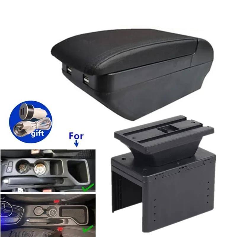 Armlehne Armlehnenbox Für Hyundai Für I20 2021-2023 Autoarmlehne Dedizierte Innenaufbewahrungsbox Autozubehör Mittelarmlehne Ablagefach(Style H1) von FJGIGN