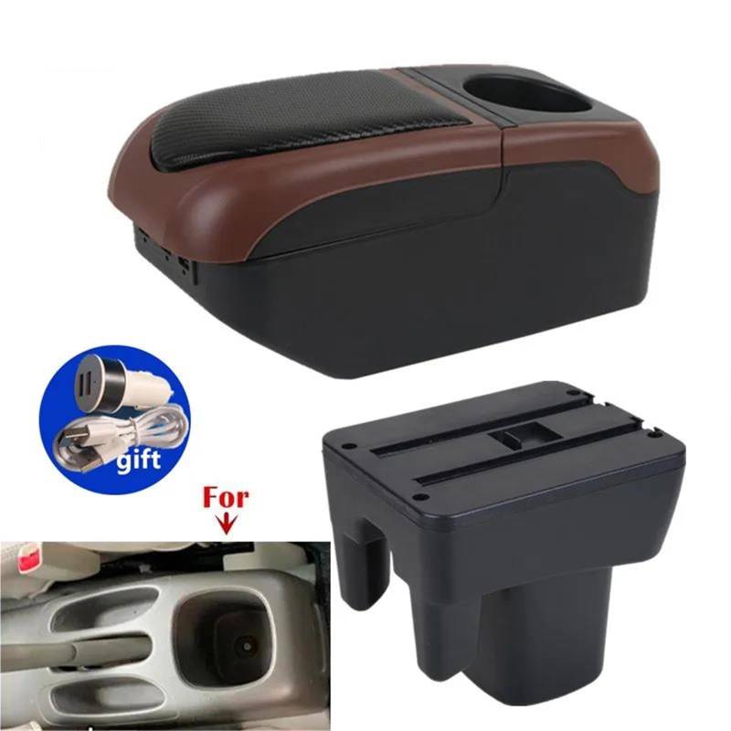 Armlehne Armlehnenbox Für Toyota Für Avanza 2009–2015 Armlehnenbox Aufbewahrungsbox Interne Nachrüstung USB-Ladefunktion Mittelarmlehne Ablagefach(Black-coffee) von FJGIGN