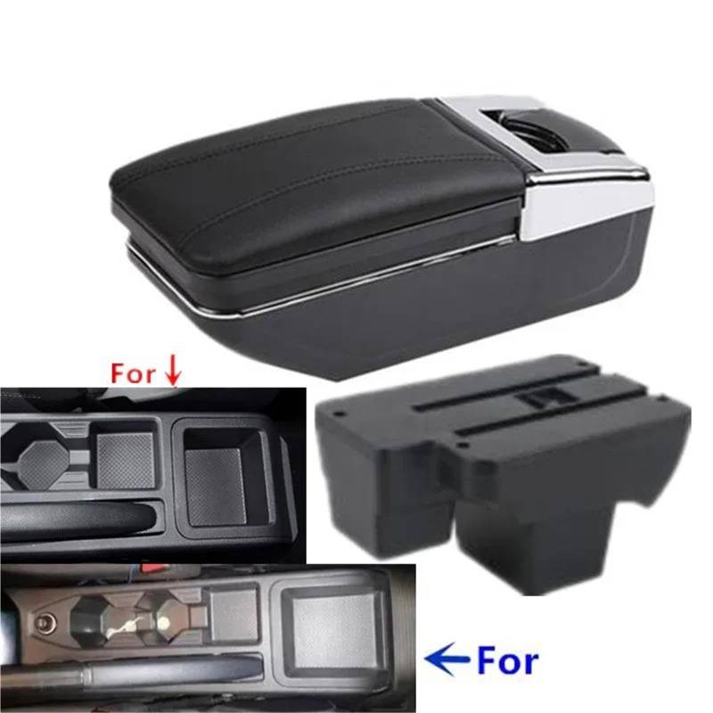 Armlehne Armlehnenbox Für VW Für Polo 2019-2024 Autoarmlehne Aufbewahrungsbox Nachrüstteile Autozubehör Mittelarmlehne Ablagefach(Style A1) von FJGIGN
