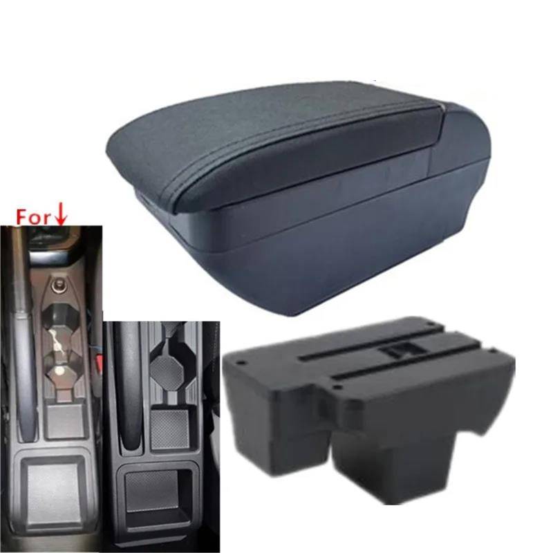 Armlehne Armlehnenbox Für VW Für Polo 2019-2024 Autoarmlehne Aufbewahrungsbox Nachrüstteile Autozubehör Mittelarmlehne Ablagefach(Style F1) von FJGIGN