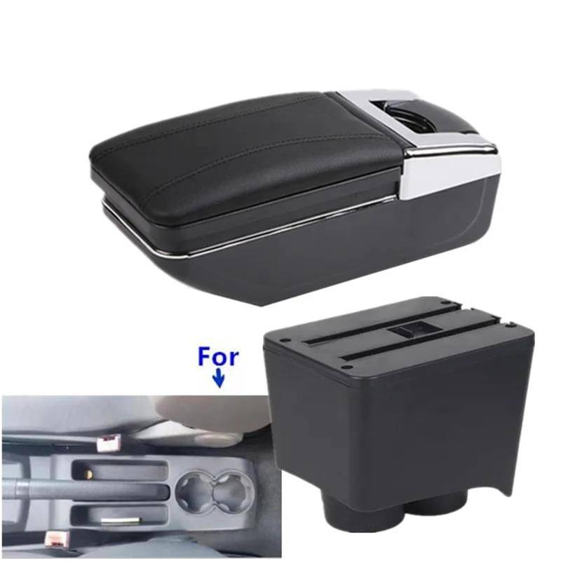 Armlehne Armlehnenbox Für VW Für Polo 9N 3 Mk4 2002-2009 Autoarmlehnenbox Innenraum Nachrüst-Aufbewahrungsbox Autozubehör Mittelarmlehne Ablagefach(Style A1) von FJGIGN