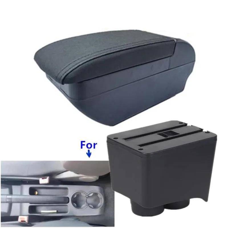 Armlehne Armlehnenbox Für VW Für Polo 9N 3 Mk4 2002-2009 Autoarmlehnenbox Innenraum Nachrüst-Aufbewahrungsbox Autozubehör Mittelarmlehne Ablagefach(Style F1) von FJGIGN