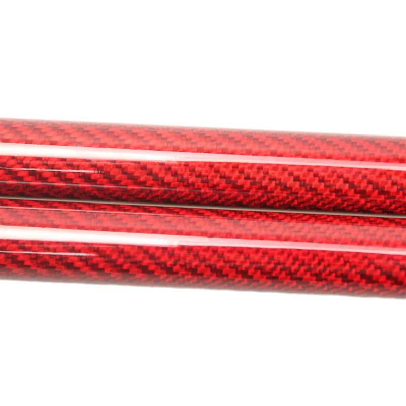 Für Lexus Für IST IS250 IS300 2005-2015 Mit Spoiler Heckklappe Boot Carbon Gas Streben Gas Frühling 465mm Gasdruckdämpfer(Rot) von FJGIGN