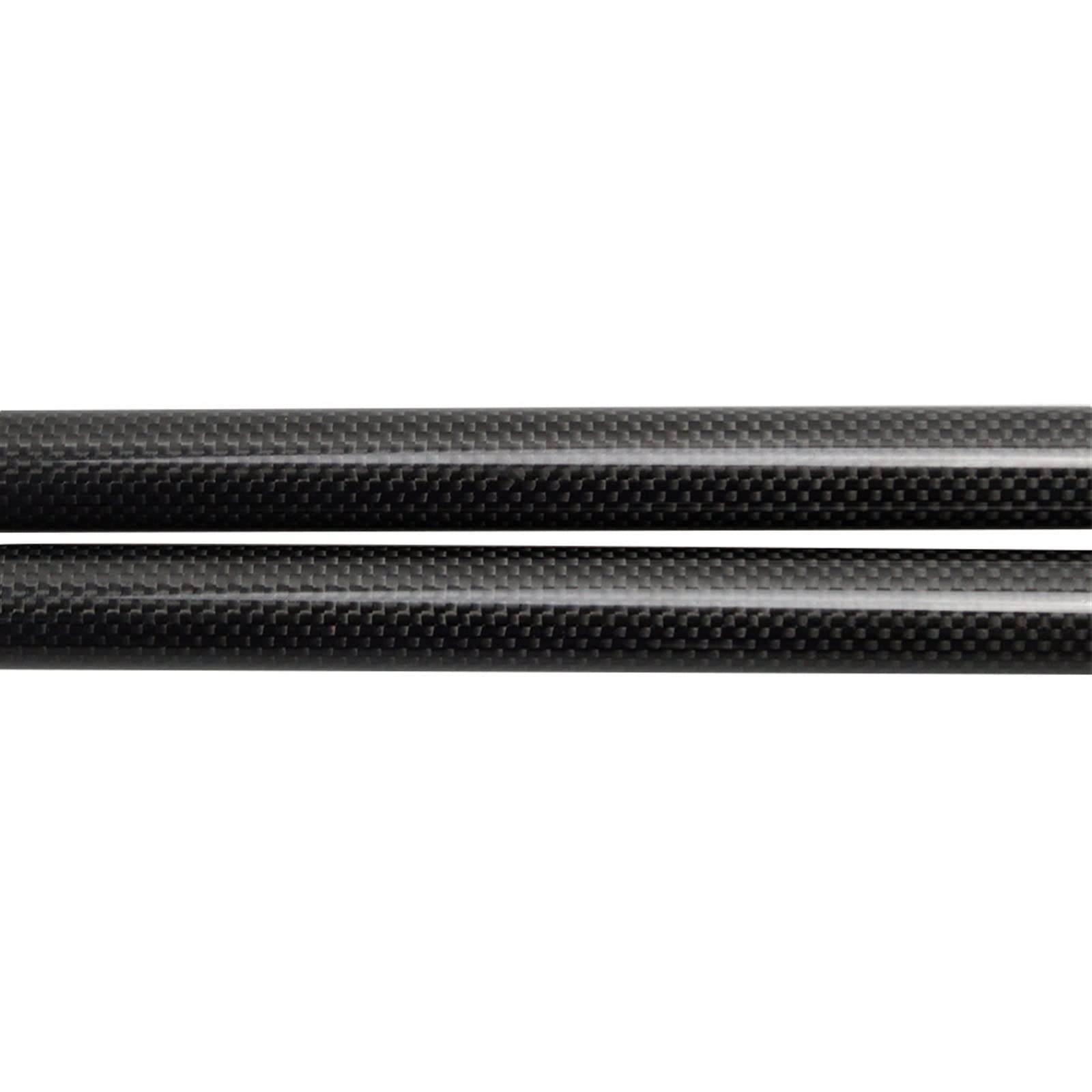 Für Lexus Für IST IS250 IS300 2005-2015 Mit Spoiler Heckklappe Boot Carbon Gas Streben Gas Frühling 465mm Gasdruckdämpfer(Schwarz) von FJGIGN