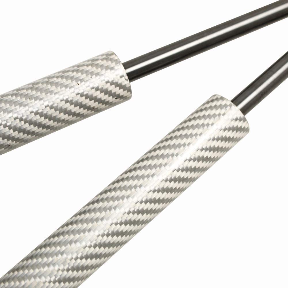 Gasdruckfederstütze Für Opel Für Astra J Für Vauxhall MK6 P10 GTC 2009-2015 Fronthaube Motorhaube Modify Springs Shock Damper Gasfeder Dämpfer(Silber) von FJGIGN