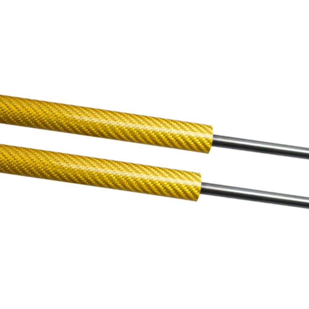 Heckmotor Gasdruckfedern Für R8 Coupe 2006-2015 Stoßdämpfer Feder Dämpfer Hebebühne Stützstange Arme Zylinderstütze 481mm Gasdruckdämpfer(Gelb) von FJGIGN