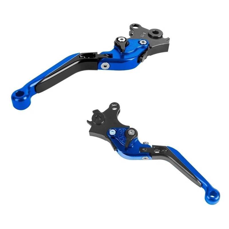 FJHEBIOUB Griff Der Kupplungsbremshebel Für R1200GS R1250GS Abenteuer R1200 R1250 GS LC GS1200 ADV R1250GSA Motorrad Lenker Faltbare Bremse Kupplung Steuerhebel(Black Blue 3) von FJHEBIOUB