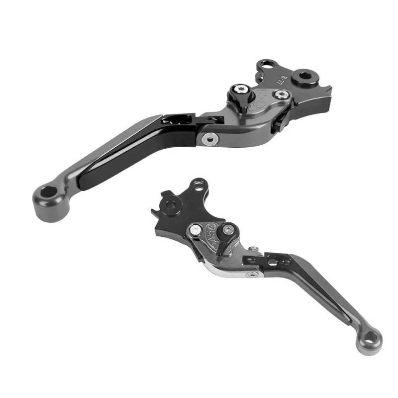 FJHEBIOUB Griff Der Kupplungsbremshebel Für R1200GS R1250GS Abenteuer R1200 R1250 GS LC GS1200 ADV R1250GSA Motorrad Lenker Faltbare Bremse Kupplung Steuerhebel(Black Titanium 3) von FJHEBIOUB