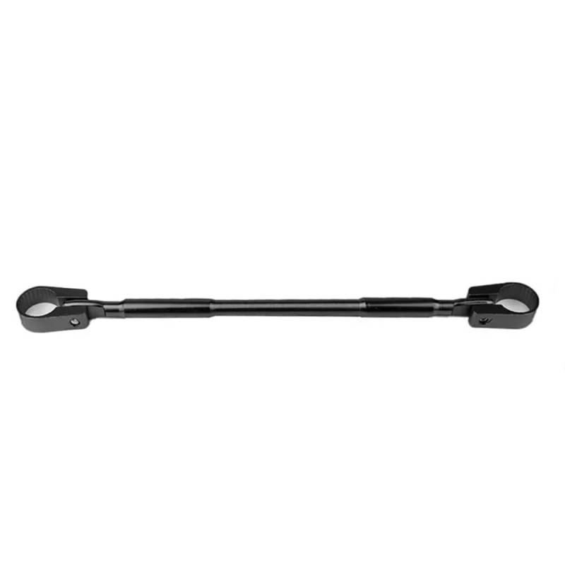 FJHEBIOUB Motorrad-Balance-Querstange 22mm Aluminium Motorrad Modifizierte Stärkung Griff Bar Clamp Balance Beam Cross Lenker(Black) von FJHEBIOUB