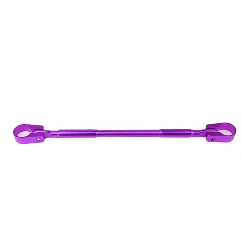 FJHEBIOUB Motorrad-Balance-Querstange 22mm Aluminium Motorrad Modifizierte Stärkung Griff Bar Clamp Balance Beam Cross Lenker(Purple) von FJHEBIOUB