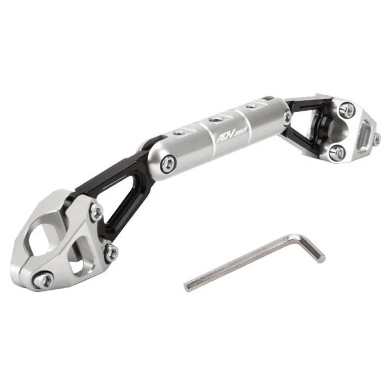 FJHEBIOUB Motorrad-Balance-Querstange Für ADV150 ADV350 ADV 350 150 Motorradzubehör Balance Bar Lenker Querlatte Hebel Telefonhalter(Silver-2) von FJHEBIOUB