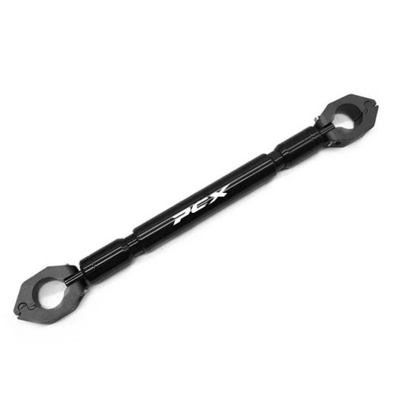 FJHEBIOUB Motorrad-Balance-Querstange Für PCX 160/150/125 22mm Universal Lenker Querlatte Balance Bar Halterung Extender Erweiterung Motorrad Zubehör Teile(Black) von FJHEBIOUB