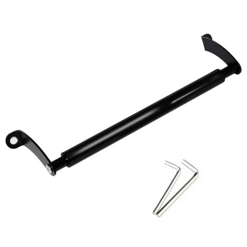 FJHEBIOUB Motorrad-Balance-Querstange Motorrad Einstellbare Balance Griff Halterung Verstärkte Ebene Querstange Lenker Modifikation Zubehör(Black) von FJHEBIOUB