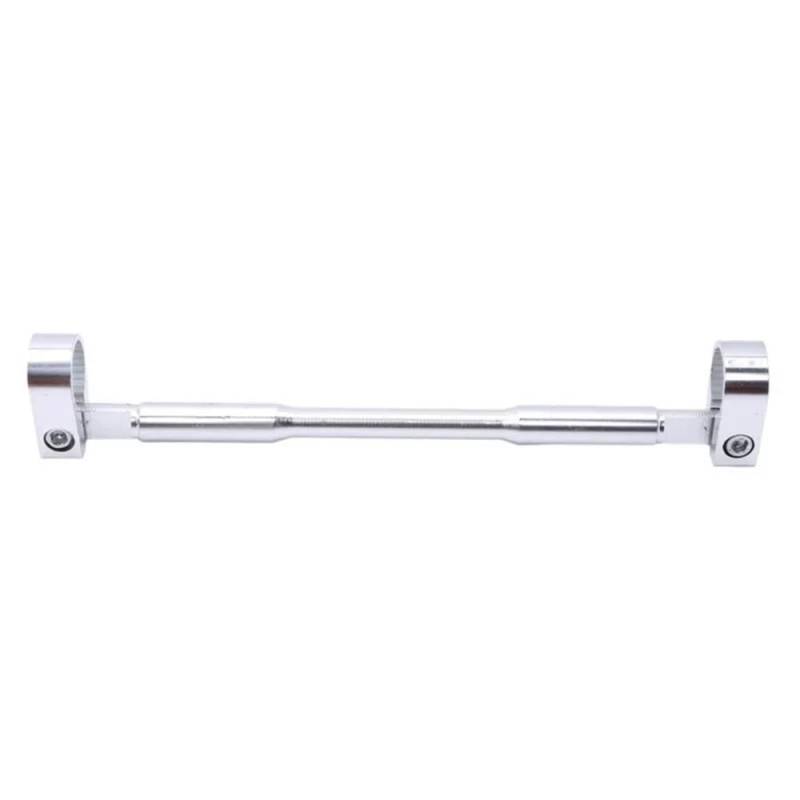FJHEBIOUB Motorrad-Balance-Querstange Motorrad Lenker Querstange Verstärkte Dicke Zugstange Front Balance Modifizierbare Teile(Silver) von FJHEBIOUB
