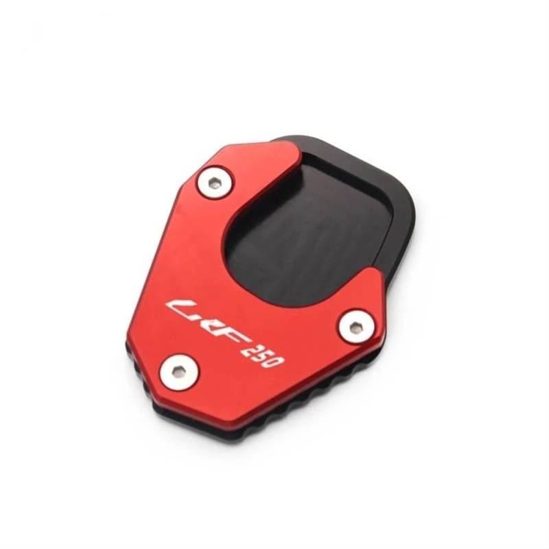 FJHEBIOUB Motorrad-ständer-verlängerungsauflage Für H&ONDA CRF 250L CRF 250 Rally 250L 2017-2021 Zubehör Ständer Verlängerung Fuß Seite Stehen Pad Unterstützung Platte(Red) von FJHEBIOUB