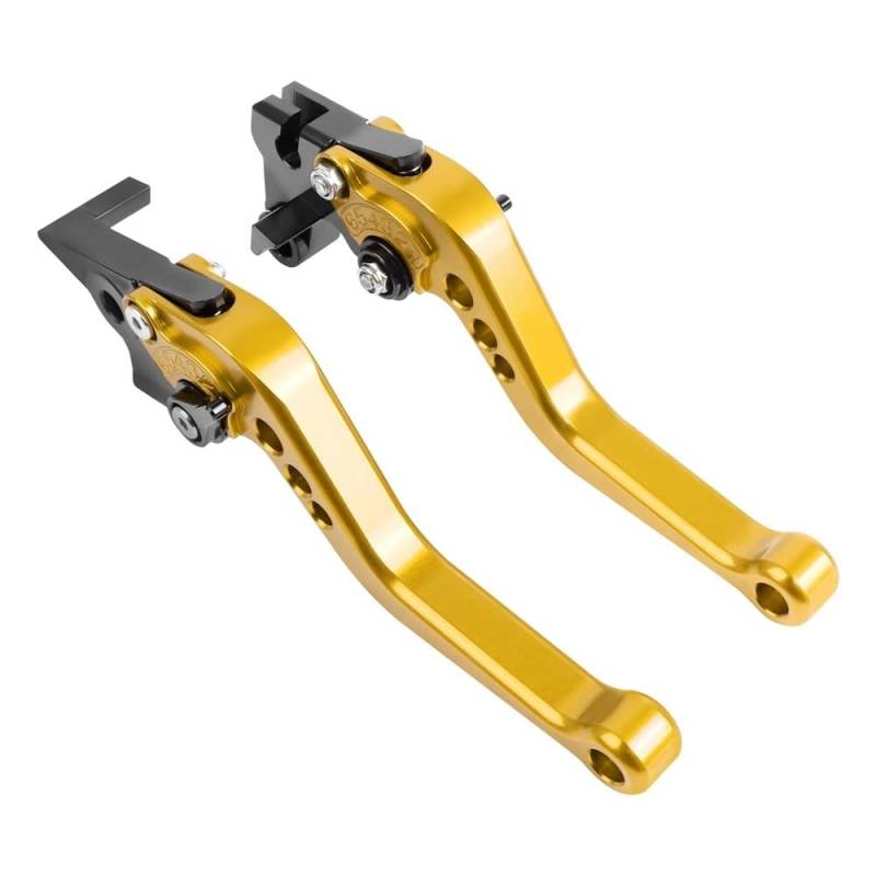 Griff Der Kupplungsbremshebel Für FZ1 FAZER FZ6R FZ8 XJ6 FZ6 MT07 MT09 MT-10 MT-07 09 FZ-09 XSR700 XSR900 Tracer 900 Kurze/Lange Bremse Kupplung Hebel(Short Gold) von FJHEBIOUB