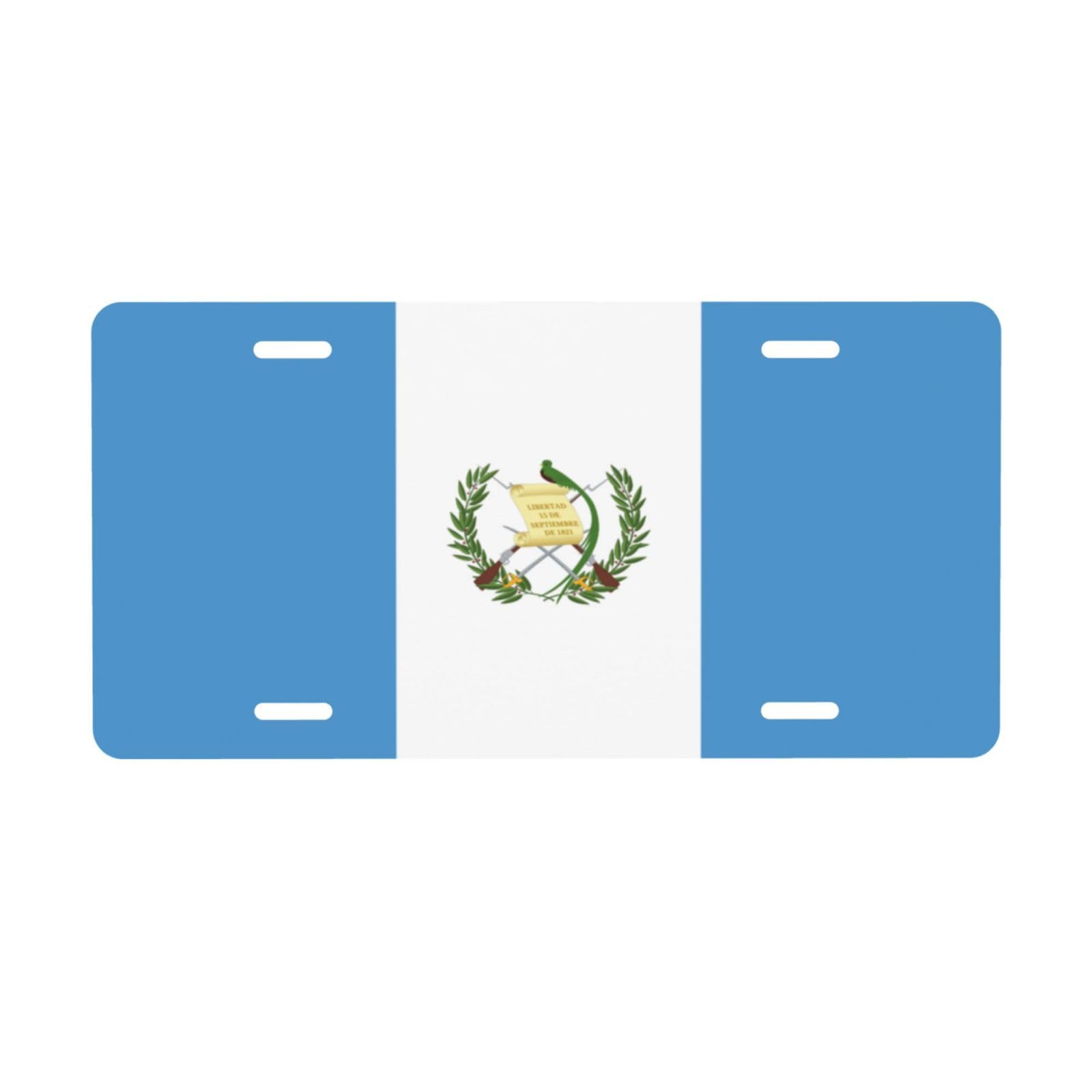 Nummernschild mit der Flagge von Guatemala für die Vorderseite des Autos, Nummernschilder, 6 x 12 Zoll, Metall-Autoschilder, Vanity-Neuheit, Auto-Dekor-Anhänger Nummernschild mit der Flagge von Guatemala für die Vorderseite des Autos, Nummernschilder, 6 x 12 Zoll, Metall-Autoschilder, Vanity-Neuheit, Auto-Dekor-Anhänger von FJQWKLF