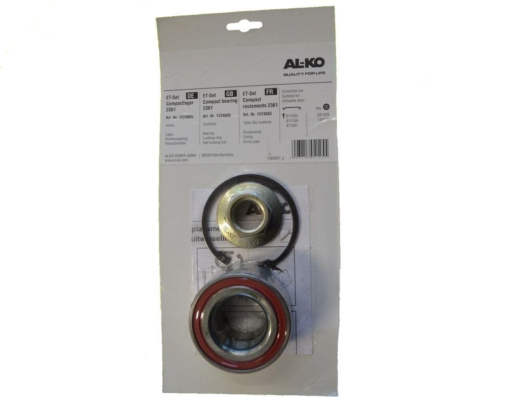 FKAnhängerteile 1 x ALKO - Radlager 1224805 Lager 80/42x42 mm + Radmutter + Sicherung FKAnhängerteile 1 x ALKO - Radlager 1224805 Lager 80/42x42 mm + Radmutter + Sicherung von FKAnhängerteile