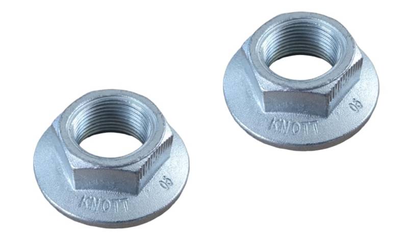 Knott 2 x Flanschmutter M24 x 1,5 Nr. 407963.001 von Knott