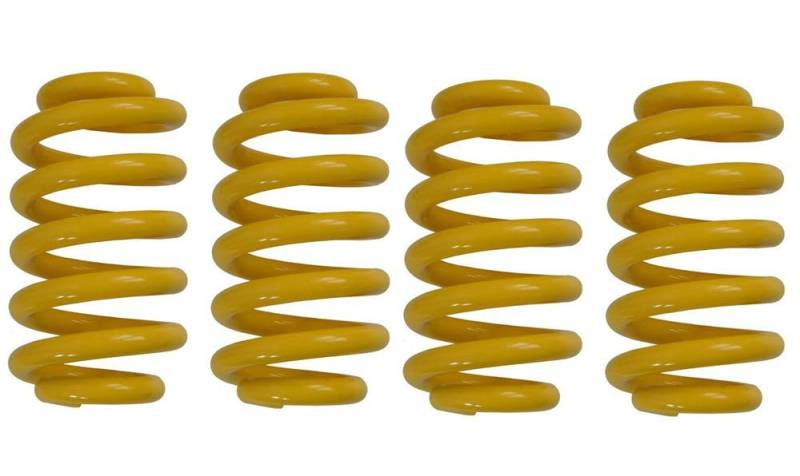 4 Stück Schraubenfedern für Westfalia Anhänger 1200 kg Farbe gelb von FKAnhängerteile