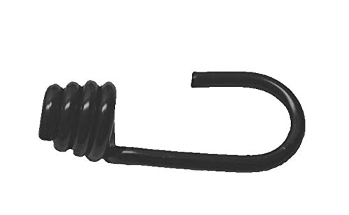 8 x Spiralhaken schwarz für 8 mm Expanderseil von FKAnhängerteile