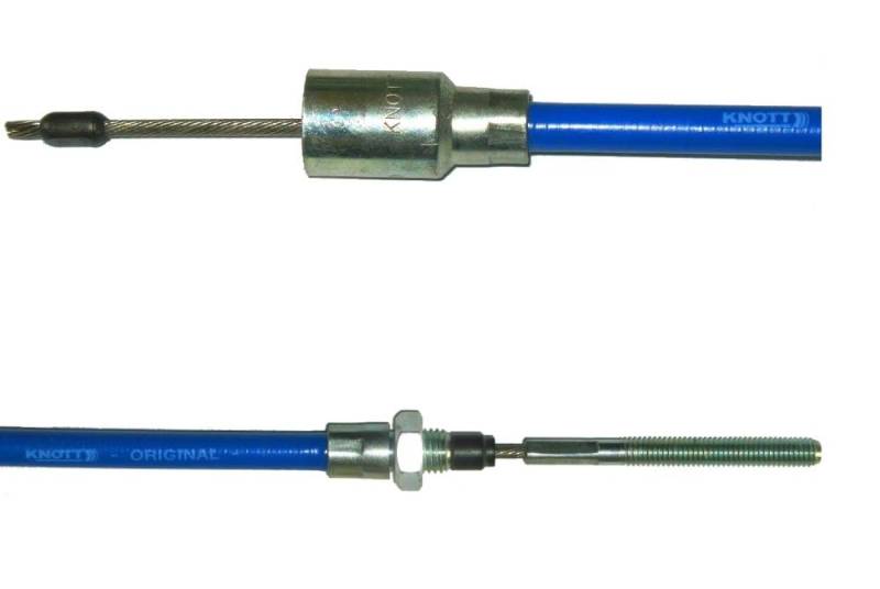 FKAnhängerteile 1 x Knott Bremsseil 37086.16 HL: 1430 mm - GL: 1640 mm - Nirosta von FKAnhängerteile