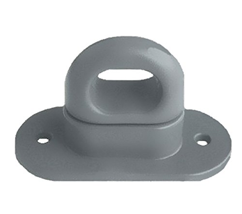FKAnhängerteile - Drehverschluss für Ovalösen, Kunststoff, grau 42x22mm - Universelle Passform für Auto, Menge:10 STÜCK von FKAnhängerteile