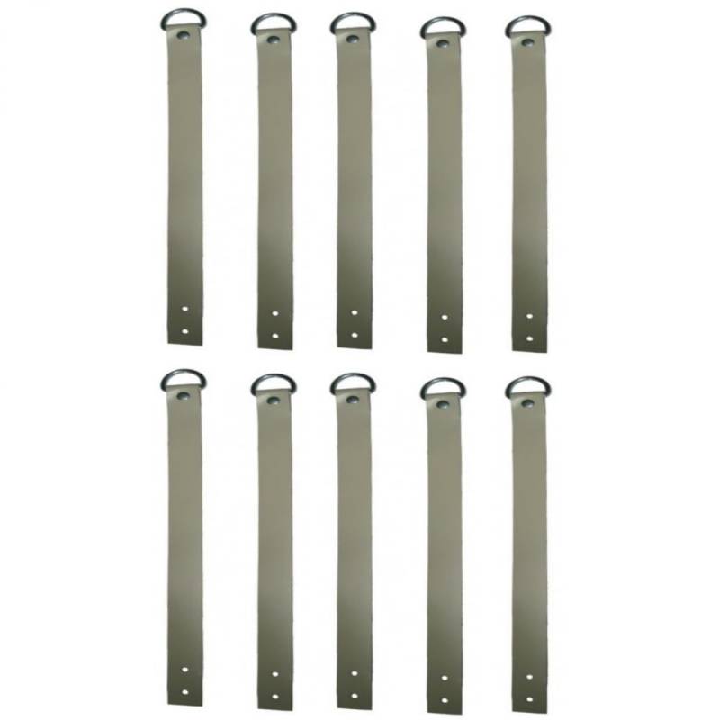 FKAnhängerteile 10 Stück - Aufrollriemen 300 mm, Gewebeverstärkt, Kunststoff von FKAnhängerteile
