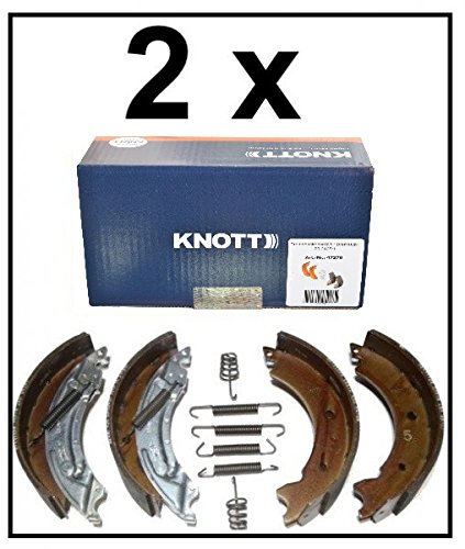 FKAnhängerteile 2 x Knott Bremsbacken 200x50 20-2425/1 47276 für 2 Achsen von FKAnhängerteile